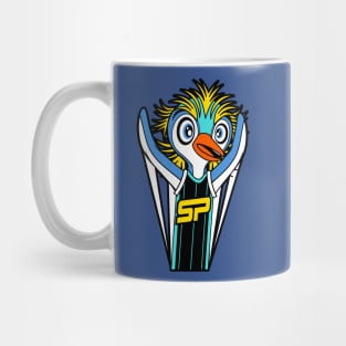 Flying Super Penguin Mug